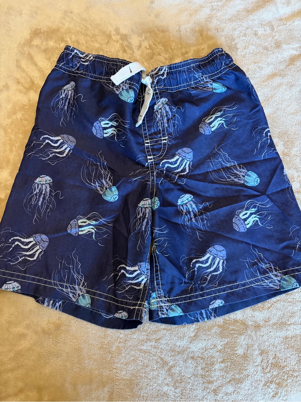 Nautica Boys' Jellyfish Swim Trunks Blue Size Medium